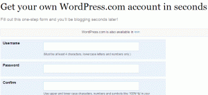 create your blog